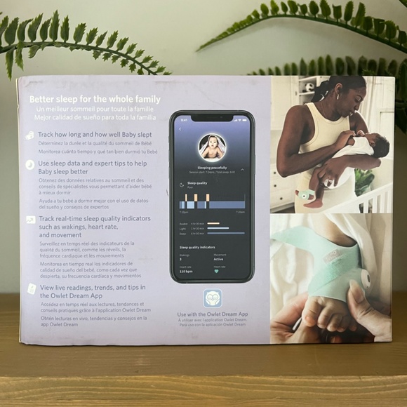 Owlet - Dream Sock Smart Wearable Baby Monitor with Live Heart Rate & Oxygen - Picture 4 of 4